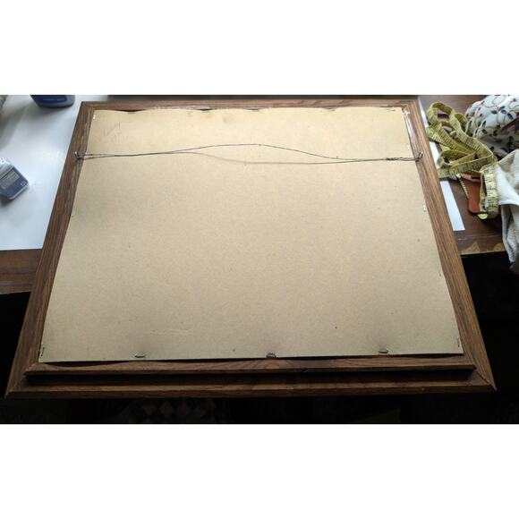 "Still Life with Daisies" Artcraft Concepts Finished Embroidered Framed 21 x 17 - Picture 4 of 5